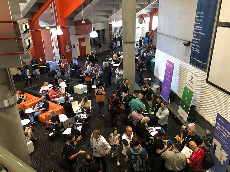 The crowd at WordCamp Brisbane.